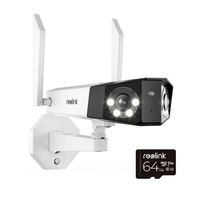 Reolink Reolink DLW4KM64UK 4K Dual-Lens 180° Panoramic View WiFi Duo Camera with 64GB microSD Card