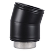 Roccheggiani Roccheggiani Black 15 Degree Bend - 2 Sizes