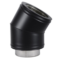 Roccheggiani Roccheggiani Black 30 Degree Bend - 2 Sizes