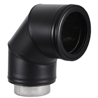 Roccheggiani Roccheggiani Black 90 Degree Bend - 2 Sizes