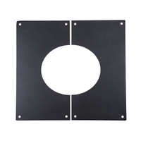Roccheggiani Roccheggiani Black Rosette 45 Degree - 2 Sizes