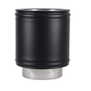 Roccheggiani Roccheggiani Black Straight Pipe 200mm - 2 Sizes