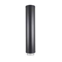 Roccheggiani Roccheggiani Black Straight Pipe 950mm - 2 Sizes