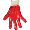 Rodo Blackrock Red PVC Knitwrist Gloves