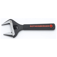 Rothenberger Rothenberger Adjustable Wrench Wide Jaw 6" with Soft Jaw Protector