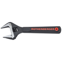 Rothenberger Rothenberger Adjustable Wrench Wide Jaw 8" with Soft Jaw Protector