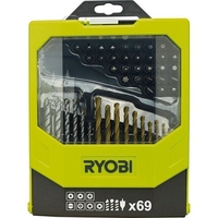 Ryobi Ryobi RAK69MIX 69 Piece Mixed Drill and Driving Application Kit