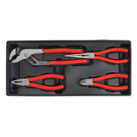 Sealey Sealey TBT02 4 Piece Tool Tray Plier Set