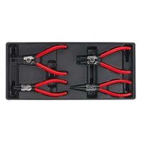 Sealey Sealey TBT03 4 Piece Tool Tray Circlip Pliers Set