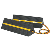 Sealey Sealey WC11 Heavy-Duty Rubber Wheel Chocks Pair