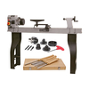 SIP SIP 01940MM 14" x 43" Wood Lathe,  Chuck and Chisel Set