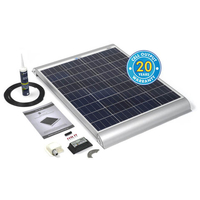 Solar Technology International PV Logic 80Wp Motorhome Kit Alloy Aero Fitting Kit
