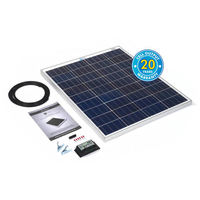 Solar Technology International PV Logic 80Wp Solar Panel Kit & 10Ah Charge Controller