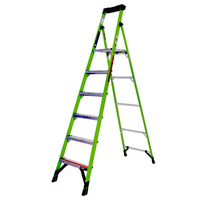 T. B. Davies Little Giant 6 Tread Mighty Lite Hi-Viz GRP Fibreglass Step Ladder