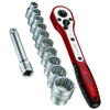 Teng Tools Teng 12 Piece 1/2" Drive Metric Socket Set