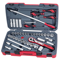 Teng Tools Teng T1244 45 Piece 1/2" Drive Socket Set Kit