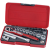 Teng Tools Teng T3824 3/8" Drive Metric Socket Set 34 Piece