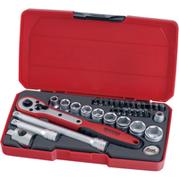 Teng Tools Teng T3824 3/8" Drive Metric Socket Set 34 Piece