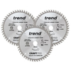 Trend Trend 165mm 48 Tooth Circular Saw Blade Triple Pack