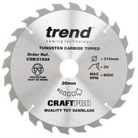 Trend Trend 210mm 36T Craft Circular Saw Blade