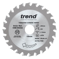Trend Trend 85mm 24T Craft Circular Saw Blade