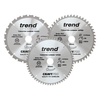 Trend Trend Craft 216mm Triple Pack Circular Saw Blades - 24T,  48T,  60T
