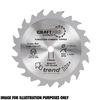 Trend Trend CSB/13624TA Craft Saw Blade 136x20mm 24T