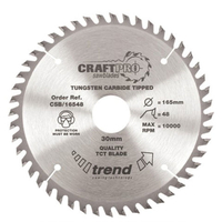 Trend Trend CSB/16548 Craft Saw Blade 165x20mm 48T