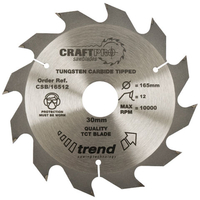 Trend Trend CSB/19012 Craft Saw Blade 190mm X 12 Teeth X 30mm