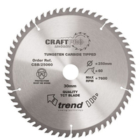 Trend Trend CSB/19060 Craft Saw Blade 190x30mm 60T
