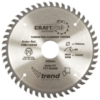 Trend Trend CSB/20040 Craft Saw Blade 200mm X 40 Teeth X 30mm