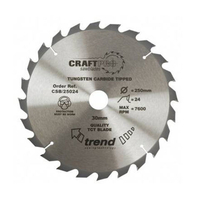 Trend Trend CSB/25024 Craft Saw Blade 250x30mm 24T