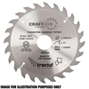 Trend Trend CSB/25030 Craft Saw Blade 250x30mm 30T