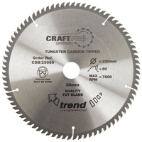 Trend Trend CSB/30072 Craft Saw Blade 200mm X 72 Teeth X 30mm