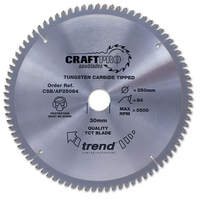 Trend Trend CSB/AP18458A Craft Saw Blade Aluminium and Plastic 184 X 58 Teeth X 30