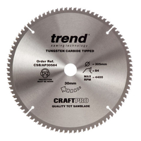 Trend Trend CSB/CC30548 Crosscut Craft Saw Blade 305x30mm 48T