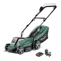 Webb Webb 33cm (14") Cordless 20V Rotary Mower with 20V 4Ah Battery & Charger