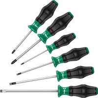 Wera Wera 1334/6 Kraftform Comfort Screwdriver Set 6 Piece SL/PH