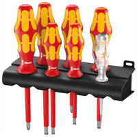 Wera Wera 160 i/7 Kraftform Plus Lasertip VDE Screwdriver Set