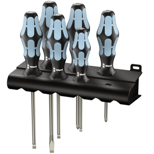 Wera Wera 3334/6 Stainless Kraftform Plus Screwdriver Set 6 Piece SL/PH