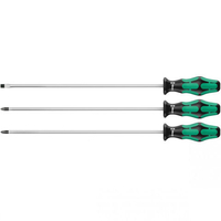 Wera Wera 335/350/355/3 Kraftform Plus Long Screwdriver Set 300mm 3 Piece SL5.5/PH2/PZ2