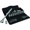 Wera Wera 8100 SC 8 28 piece Zyklop Metal-Switch Ratchet Socket Set 1/2" drive