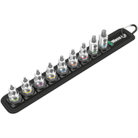 Wera Wera 9 Piece TORX® HF Zyklop Bit Socket Set