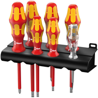 Wera Wera Insulated 7 Piece 1, 000V VDE Lasertip Screwdriver Set