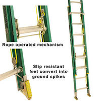 Youngman Youngman Catwalk 3.70-6.5m EN131 Fibreglass Trade Extension Ladder