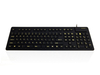 Accuratus WP127 V2 keyboard USB + PS/2 QWERTY UK English Black