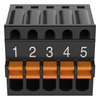 Axis TU6008 wire connector 5-PIN Black,  Orange