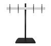 B-Tech SYSTEM X - Universal Twin Screen VC Stand (VESA 600 x 400) - 1.