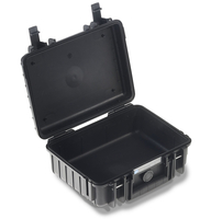 B&W 1000/B equipment case Briefcase/classic case Black