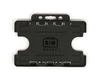 BioBadge Black Dual-Sided BIOBADGE Open Faced ID Card Holders - Landsc